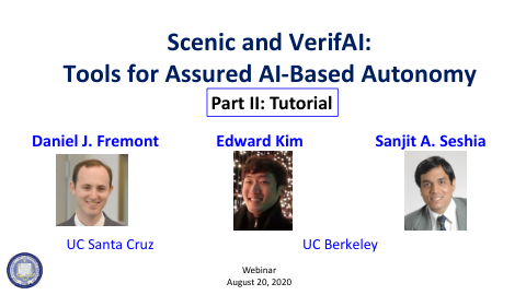 Scenic 和 VerifAI：确保基于人工智能的自主性的工具